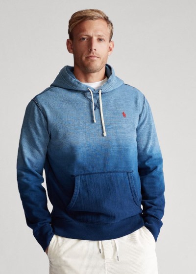 Sudaderas Con Capucha Polo Ralph Lauren Hombre Azules Azules - French Terry - LRSTN0384